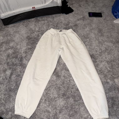 White Tracksuit Pants