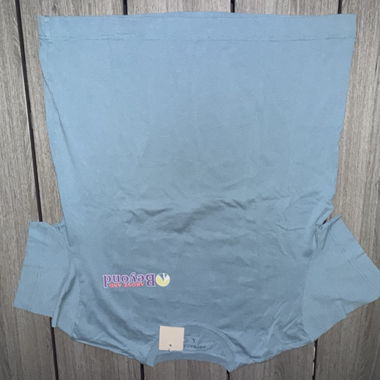 T-shirt bleu à motif 