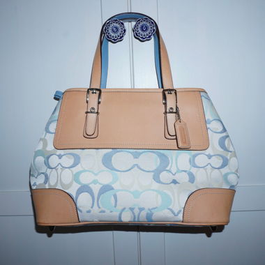 Coach Monogramm Geldbörse