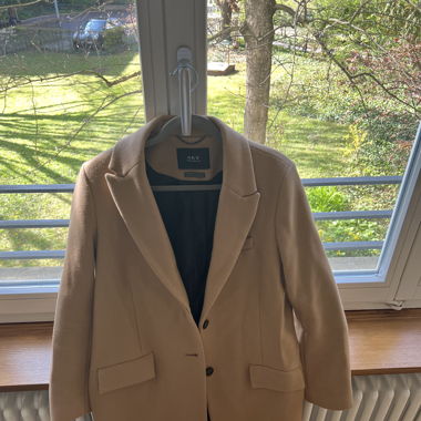 Wollmantel camel 