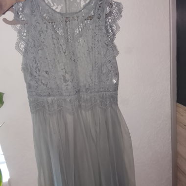 Abito in pizzo azzurro chiaro di Esprit