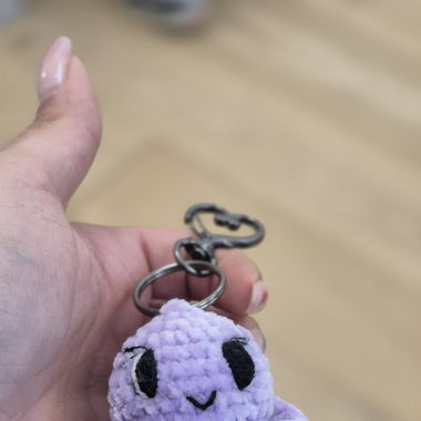 Porte clé méduse au crochet