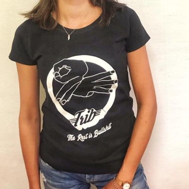 T-shirt 93 par Trib noir coupe femme Taille M