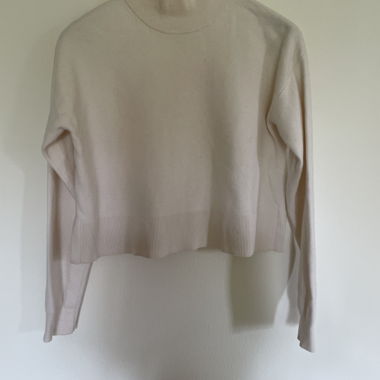 White Cropped Jumper