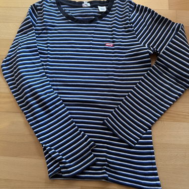 T-shirt manches longues à rayures Levis