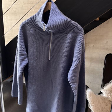 Pull côtelé zippé H&M