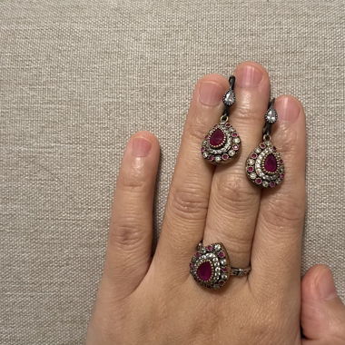 Jewellery set silver 925
