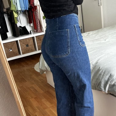 jeans bleu stradivarius 