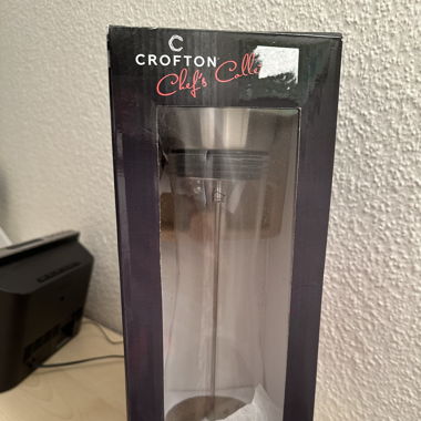 CROFTON Hochwertige Glaskaraffe