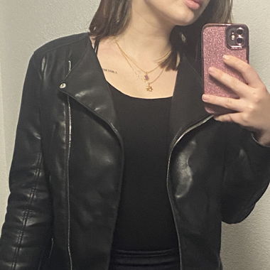 Lederjacke 