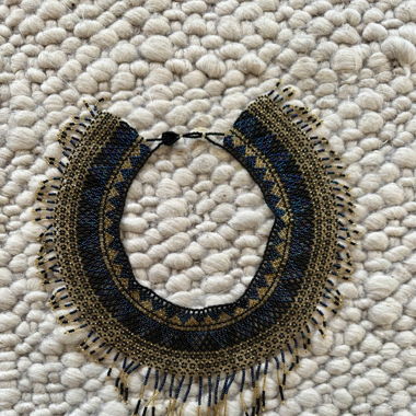 Collier Statement avec Perles Style Ethnique