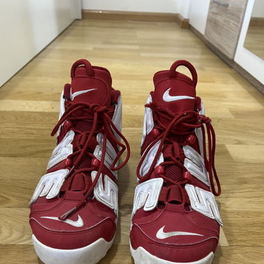  Nike X Supreme Air More Uptempo Red/Rot