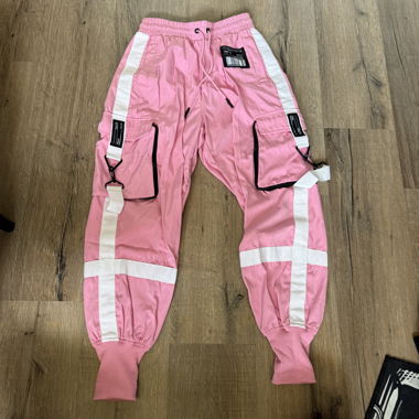 Pink techwear pants
