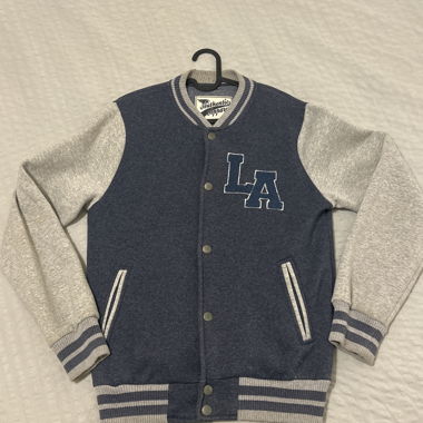 Blue and Grey LA Teddy Jacket