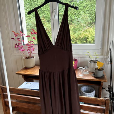 Vestito vintage marrone