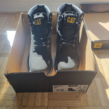 CAT COLORADO 2.0 BLACK BOOTS - 42