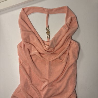 Top sans manches rose poudré