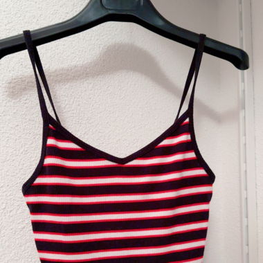 Gestreiftes Crop Top