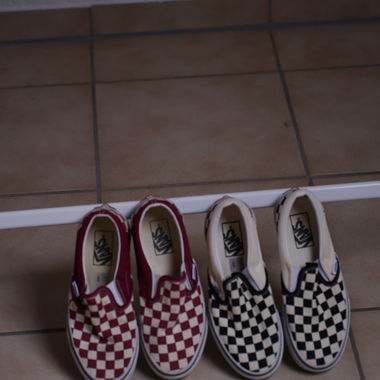 Vans kariert Schwarz 
