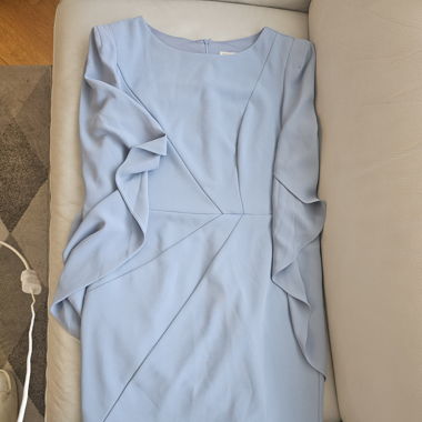 Robe bleu clair festive