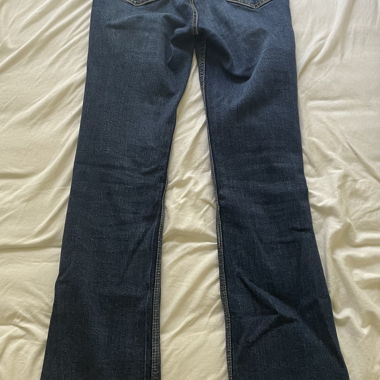 Jeans vita alta Zara blu scuro