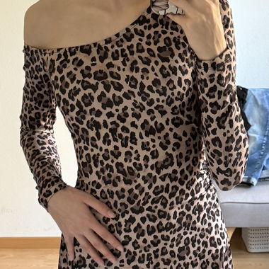 Leoparden Kleid Tallywall