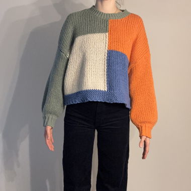 Maglione MINKPINK Colorblock S