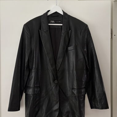 Blazer in pelle Zara