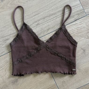 Lace Brown Top