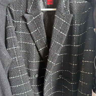 Blazer en bouclé à carreaux HUGO & short