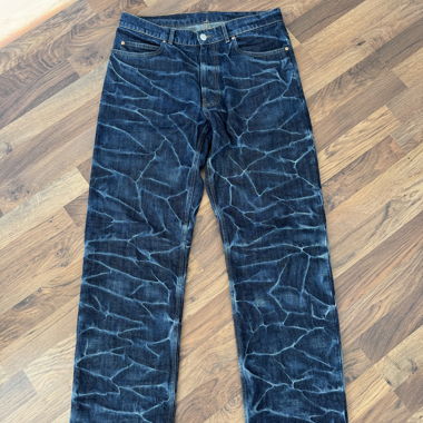 Jeans Martine rose in denim blu