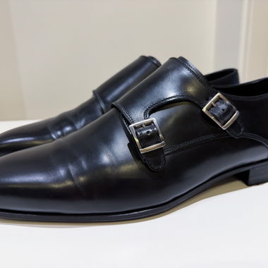 Navyboot Double Monk Shoes Men Size 46 Leather