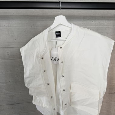 Gilet bianco ZARA