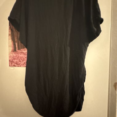 Chemise noire oversize