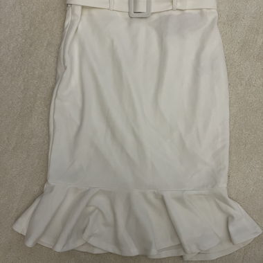 White skirt 