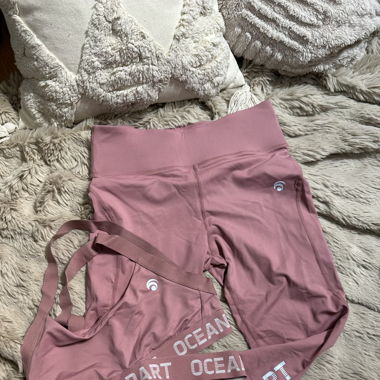 Gymset rosa (Leggins und Sport-BH)