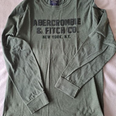 Abercrombie & Fitch Langarmshirt grün L