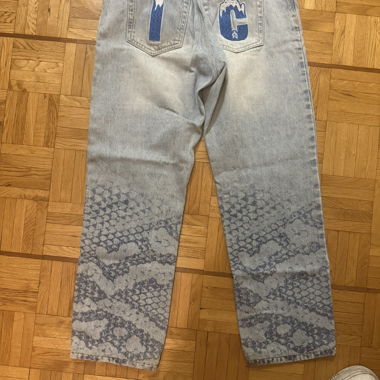 Jean BBC Icecream motif bleu