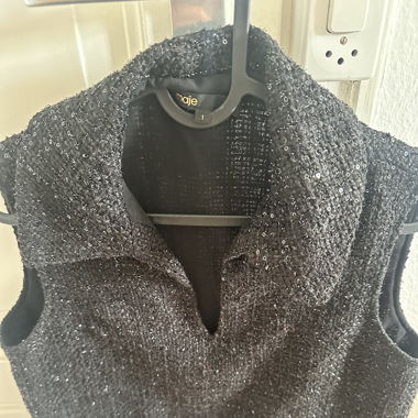 Haut tweed paillettes Maje 