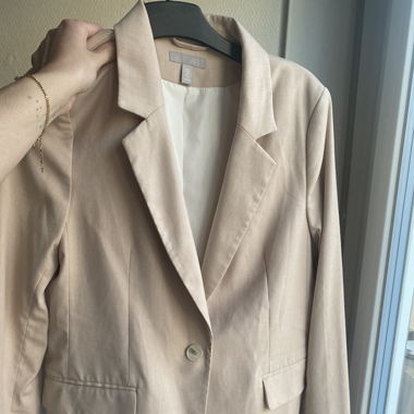 Blazer rose pale