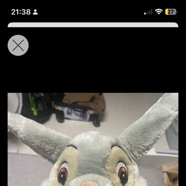 Klopfer von Bambi Plüschtier 