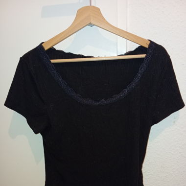 Crop top noir