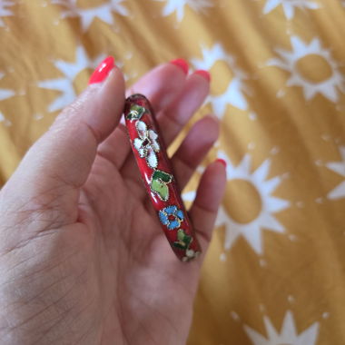 Vintage Armreif Rot