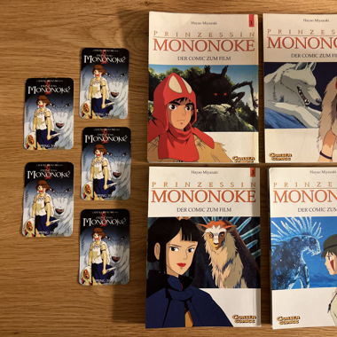 Comic Ghibli Prinzess Mononoke 