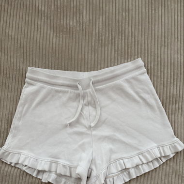 Hose , Rüscheli , Weiss 