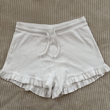 Hose , Rüscheli , Weiss 