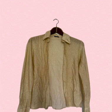 vintage glitter blouse