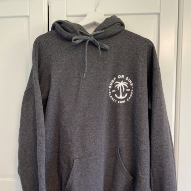 Hoodie dunkelgrau oversize