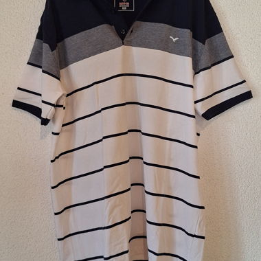 REYMO Sportline striped polo shirt XXL