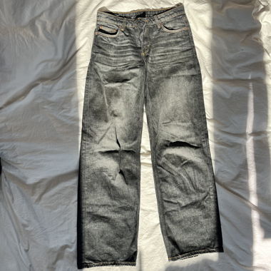 Weekday Ample Low Loose Jeans dark grey